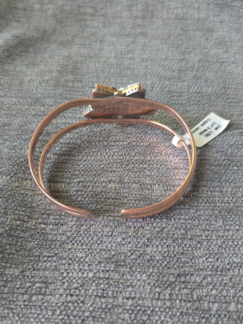 Wild Horse Star Copper Cuff Bracelet - Picture 3 of 4